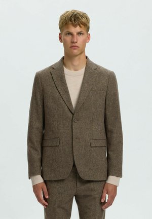 Selected, Veste de costume - medium brown melange