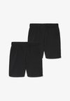 MAXI BIKER SHORTS 2 PACK - Σορτς - black