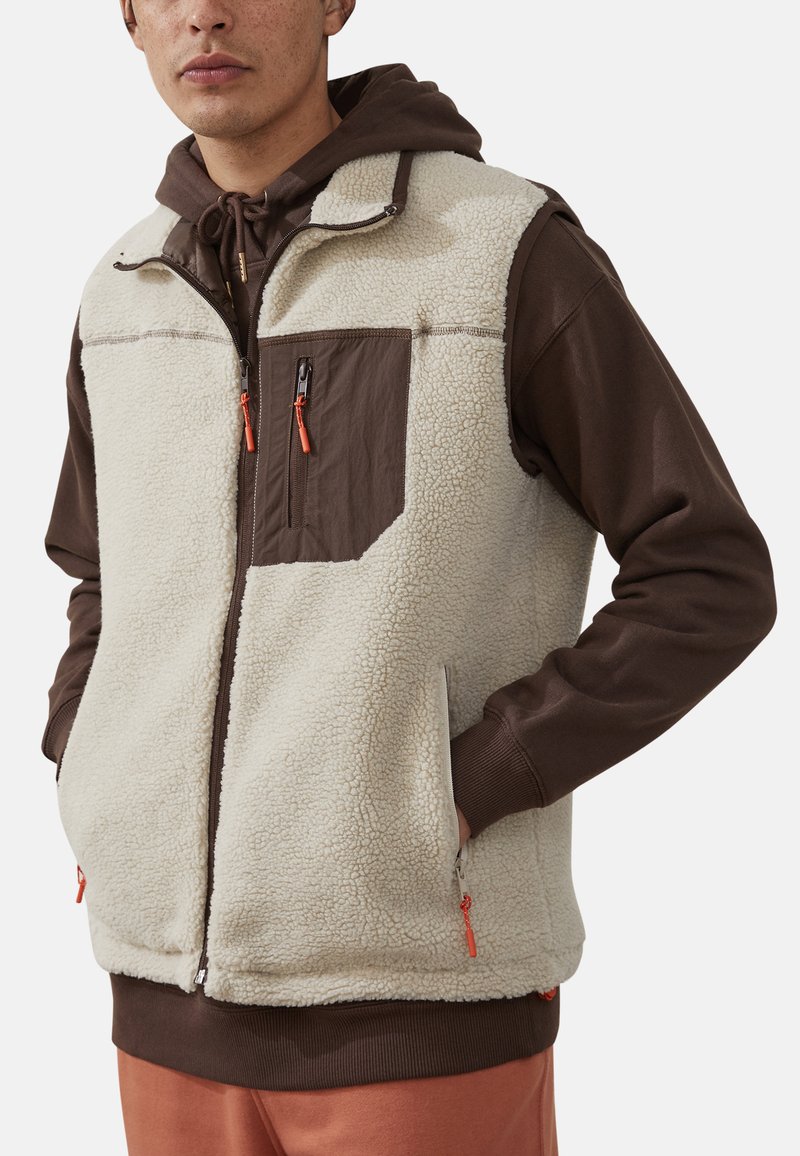 Cotton On Waistcoat beige Zalando