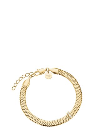 LARGE SNAKE WITH CRYSTALS - Armband - gold-coloured