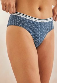 Next RICH LOGO KNICKERS FOUR PACK - Chilot - white blue geo print