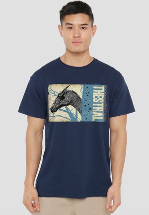 Cotton Soul, HARRY POTTER THESTRAL ARTSY COLLAGE - Print T-shirt - dark blue