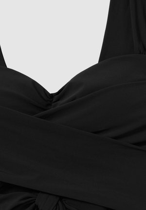 Reiss Bikini pezzo sopra - black