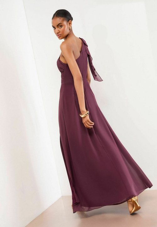 Abt da sposa n raso da treno d cattedrale off-the-shoulder | Abt