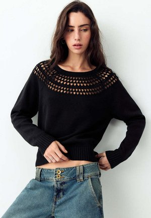 Mango Kids, TEEN - Strickpullover - black