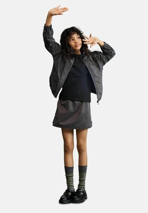 Desigual, SHORT ELASTIC SKIRT - A-lõikeline seelik - gray