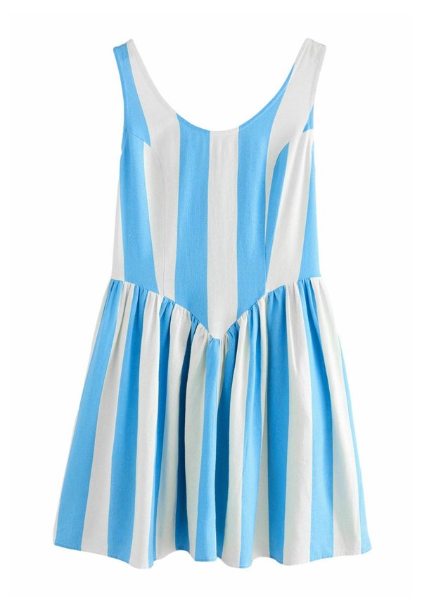 REGULAR FIT - SLEEVELESS SCOOP NECK WAISTED  - Freizeitkleid