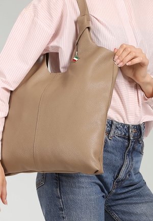 DrachenLeder, Handbag - taupe, beige