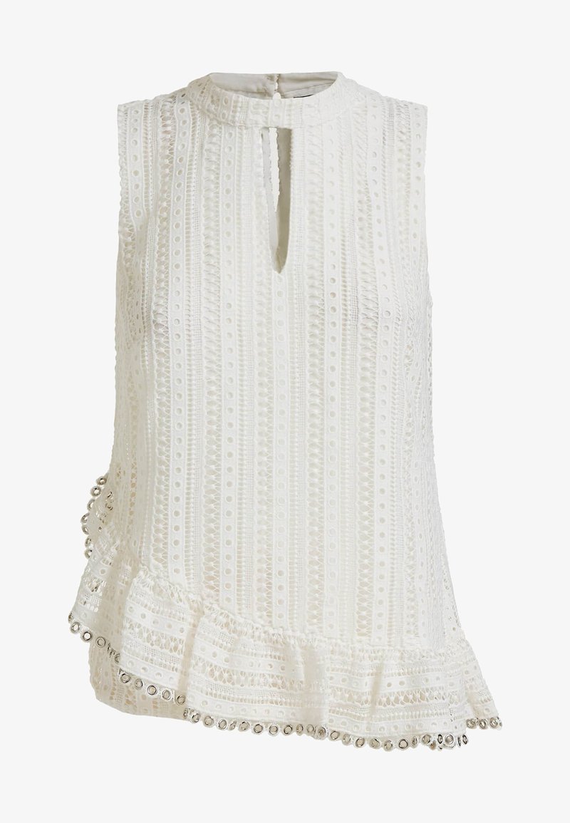 Guess Guess Tanktop Stickerei Bluse Weiss Zalando At