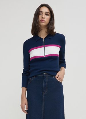 Calliope ZIP - Poloshirt - bleu