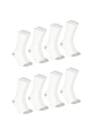 8 PACK - Chaussettes - blanc gris chiné clair