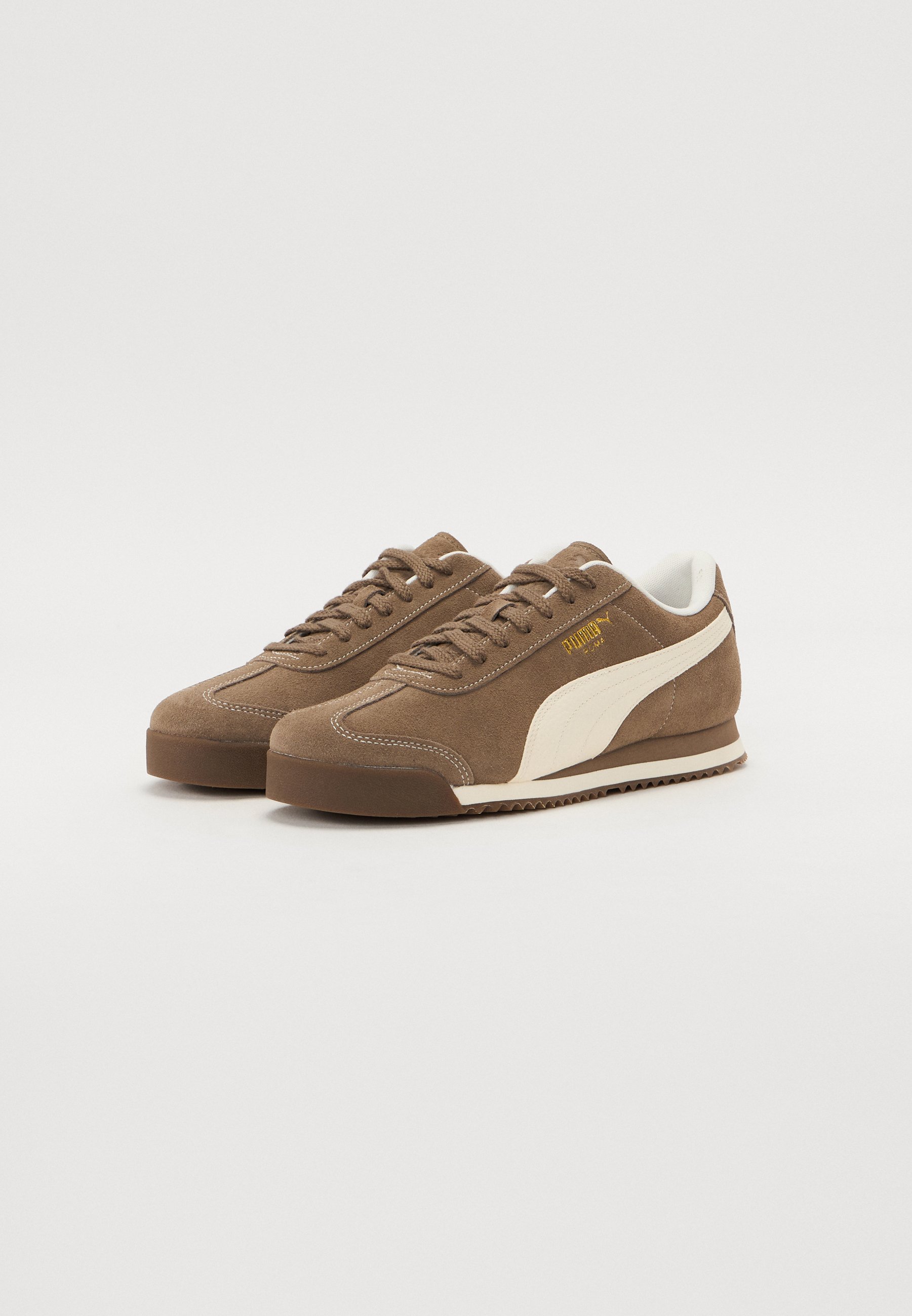 Puma ROMA UNISEX - Trainers - totally taupe/warm white/taupe