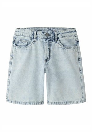 Shorts di jeans - light blue bleached denim