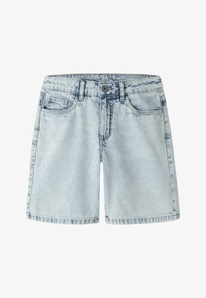 Kratke hlače iz džinsa - light blue bleached denim