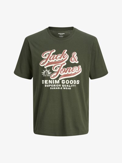 JJELOGO TEE O-NECK - T-shirt imprimé - duffel bag