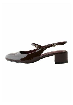 Next, FOREVER COMFORT® ROUND TOE SLINGBACK MARY JANE HEELS - Pumps - new berry red