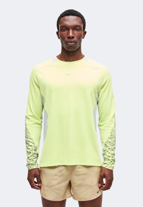 Nike STRIDE - Camiseta de manga larga - light lemon twist/grey fog — foto 3