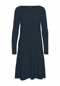 MINI U-BOOT AUSSCHNITT - Vestido de punto - navy blazer