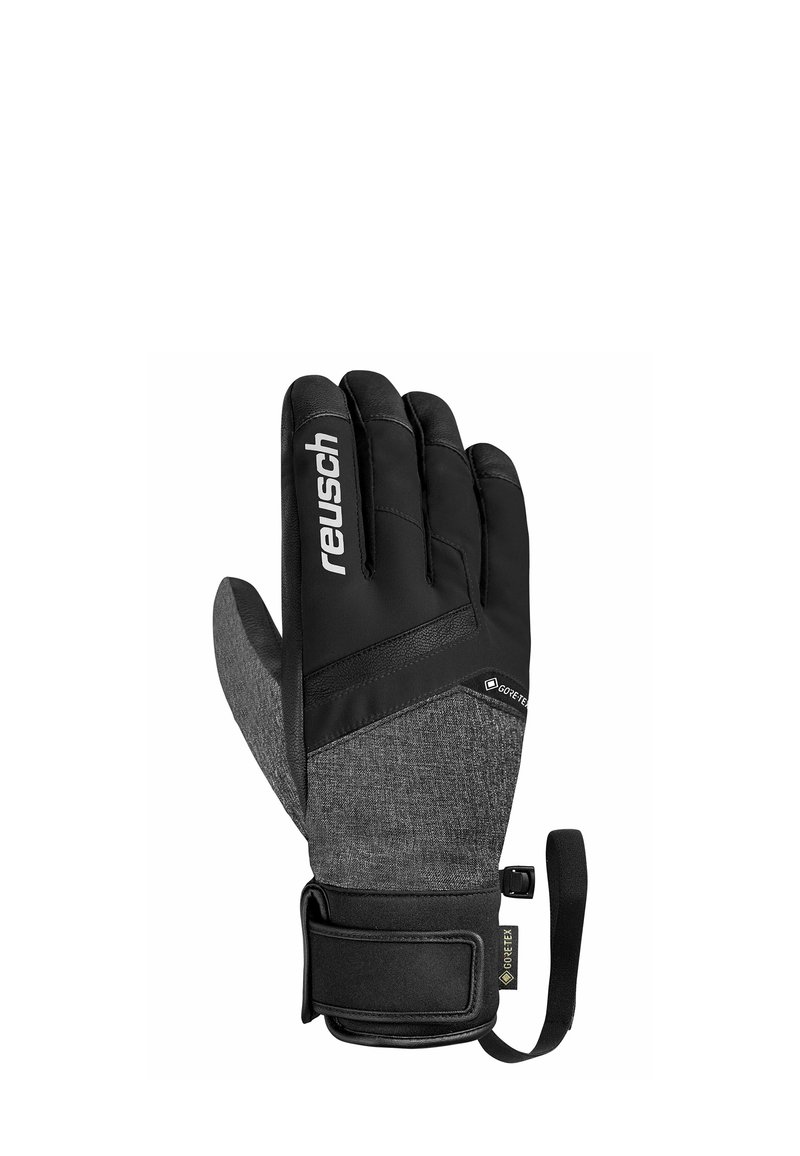 Reusch FINGER BOOSTER GORE-TEX - Fingerhandschuh - black black  melange/schwarz meliert - Zalando