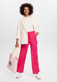 Esprit WIDE LEG - Hlače - pink fuchsia