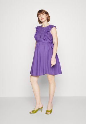 MAMALICIOUS MLMERCY CAP SHORT DRESS - Φόρεμα από ζέρσεϊ - purple