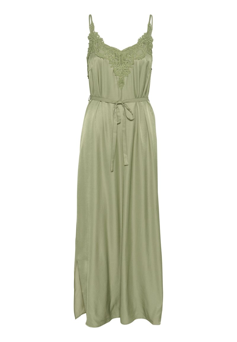 Cream Maxi-jurk groen