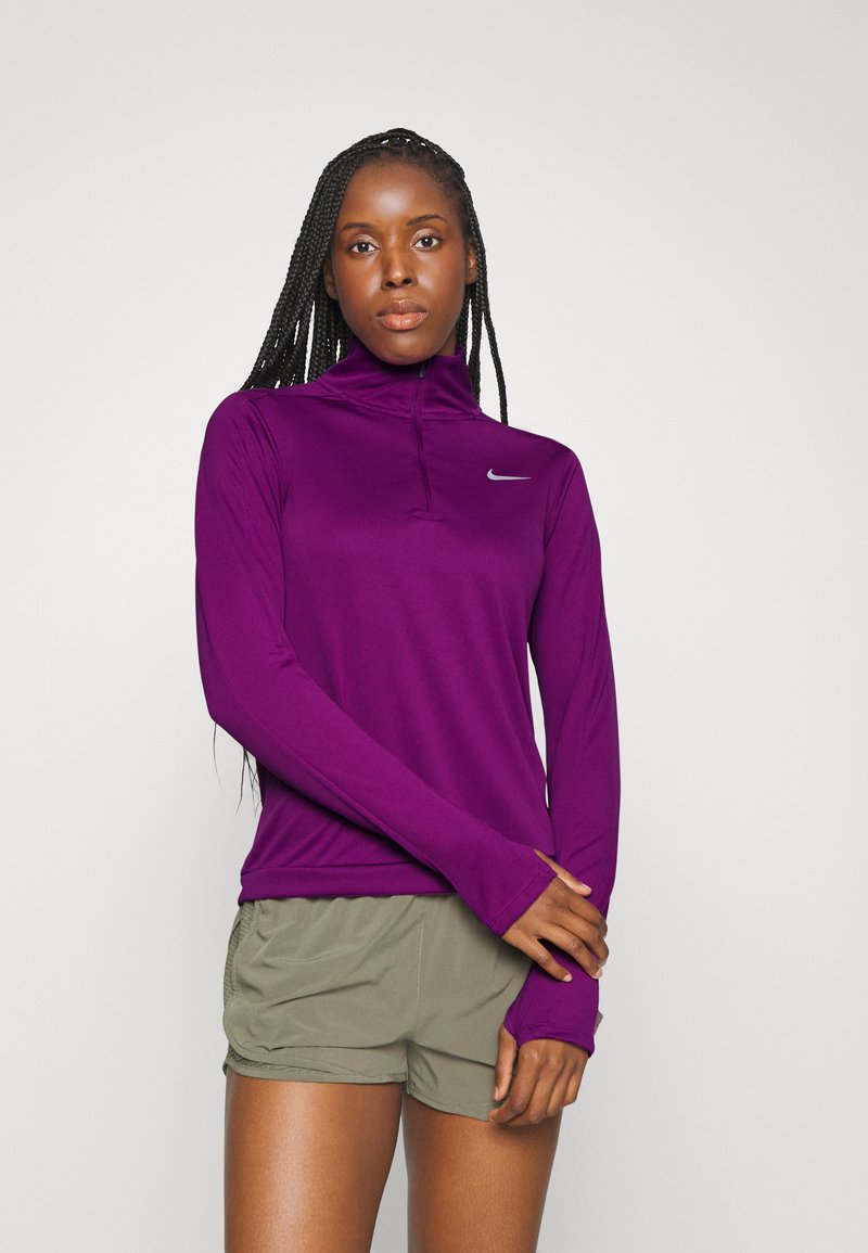 Nike Performance DRI-FIT PACER - Camisola de manga comprida - viotech/silver