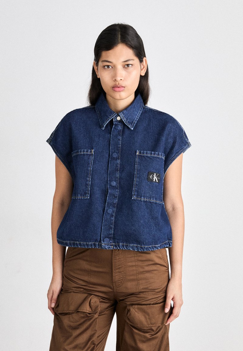 Calvin Klein Jeans UTILITY - Skjortebluser - dark blue