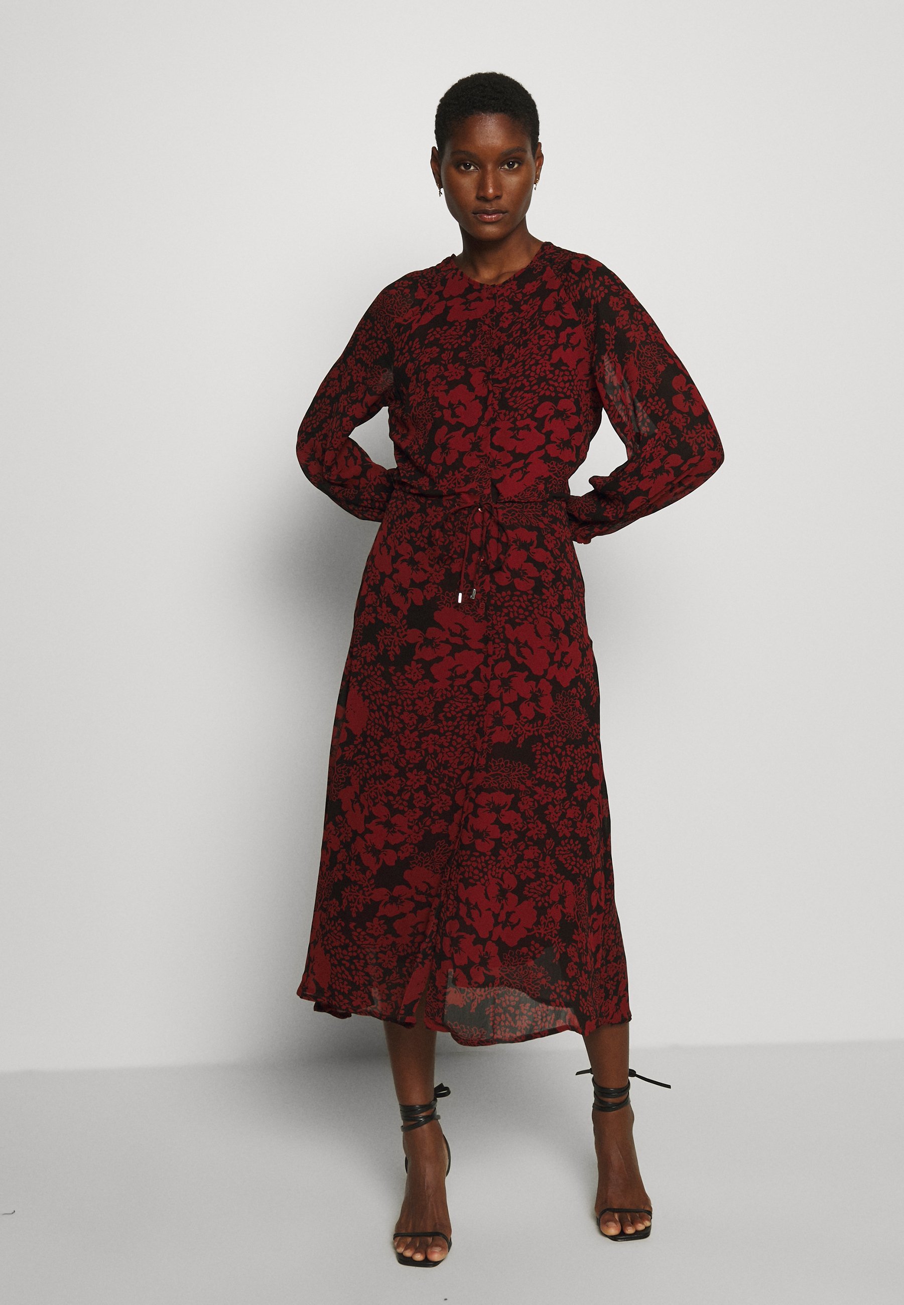 Inwear Shirt Dress Cayenne Poetic Metallic Red Zalando Co Uk 