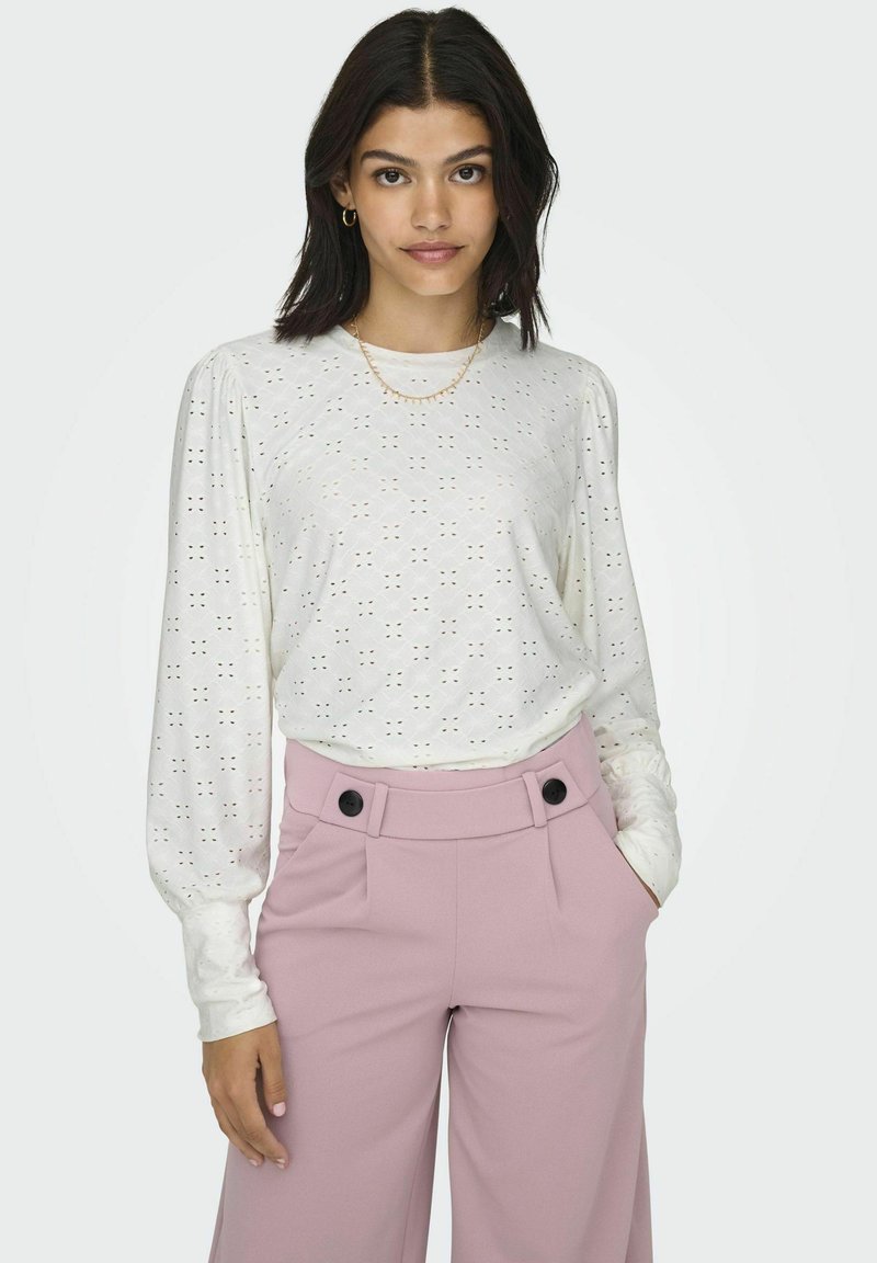 JDY VOLUMINÖSER ARMSCHNITT - Bluse - cloud dancer