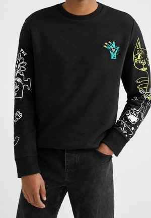 Sweatshirt - black