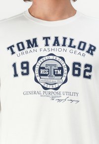 TOM TAILOR Camiseta de manga larga - white