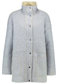 ICHI Cappotto corto - mottled grey
