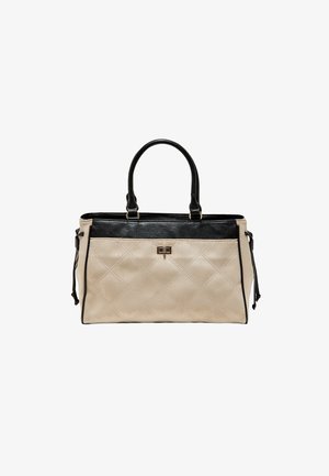 Stradivarius, CITY BAG WITH FLAP - Cabas - beige