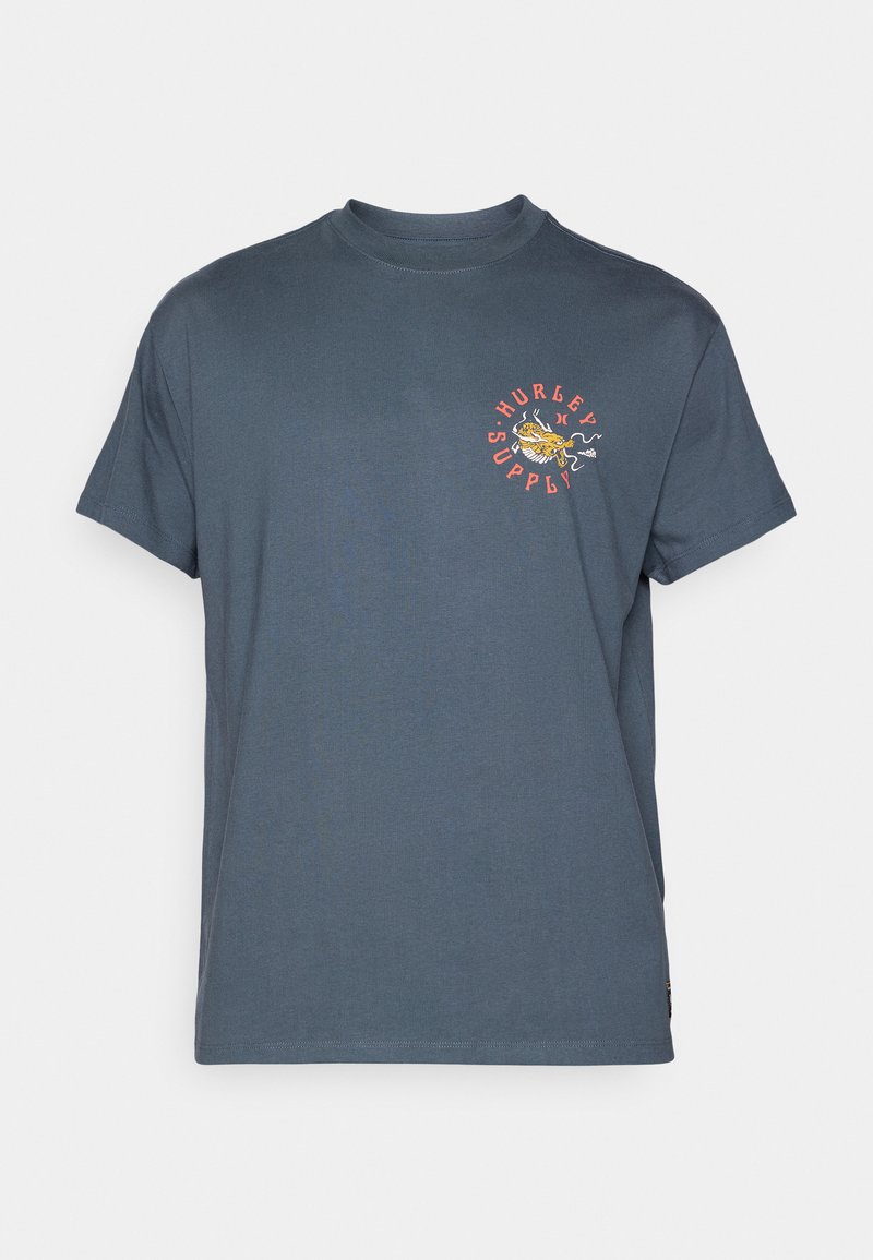 hurley T-shirt print grijs