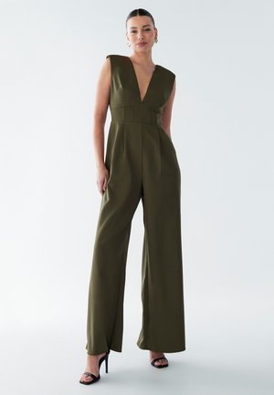 ROMANCE JUMPSUIT - Overal - dark olive