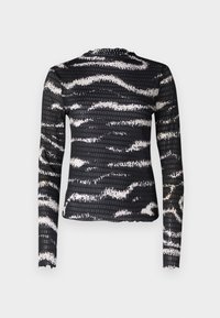 VMLOTTE HIGH NECK - Top s dlouhým rukávem - black