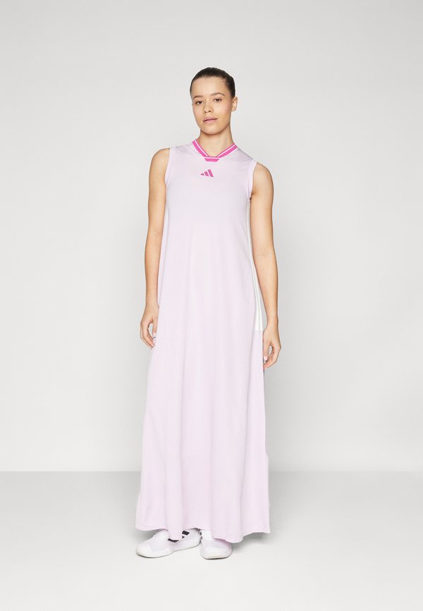 TIRO 3 STRIPES - Jersey dress - ice lavender