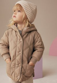 Next SHOWER RESISTANT QUILTED  - REGULAR FIT - Talvemantel - neutral