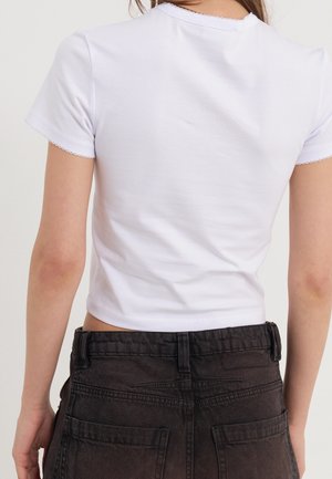 T-shirt print - white