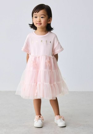 3D BOW MOCKABLE  - Rochie cocktail/Rochie petrecere - pink