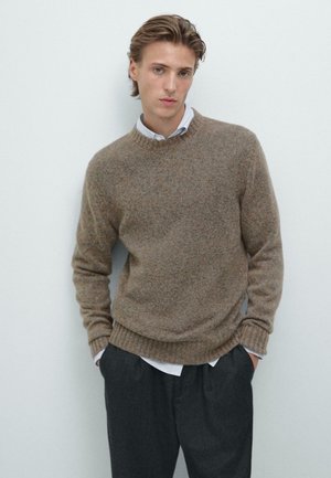 BLEND CREW NECK  - Strickpullover - brown