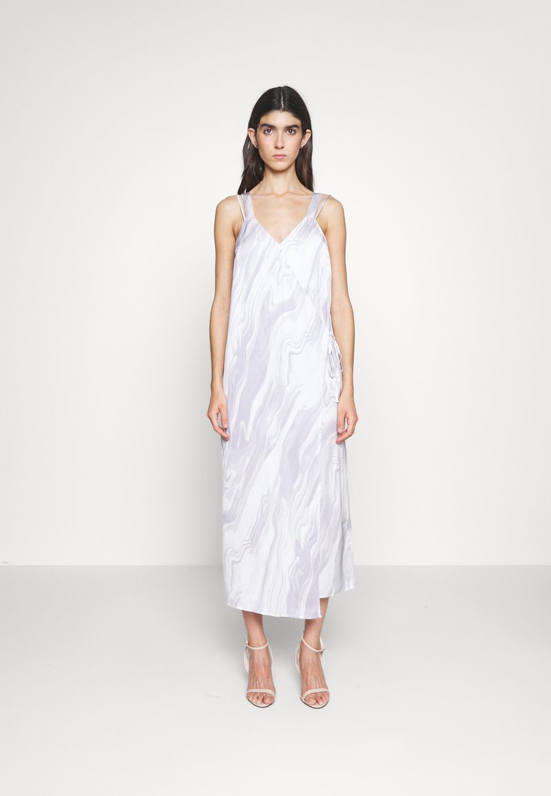 Calvin Klein SLIP DRESS - Cocktailkleid/festliches Kleid - brushstroke ...