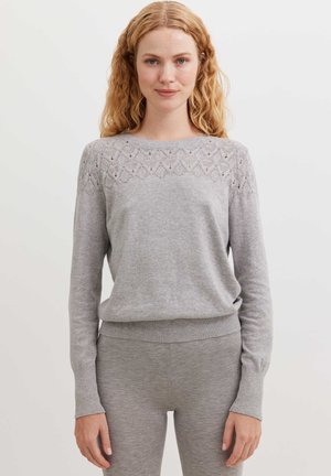 CLARANN - Pullover - grey melange