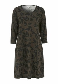 Cellbes of Sweden PATTERNED WITH POCKETS - Jerseykjole - brown black patterned