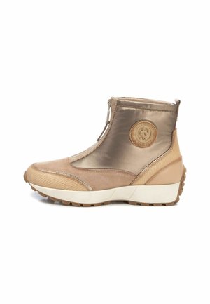 Botines con plataforma - beige