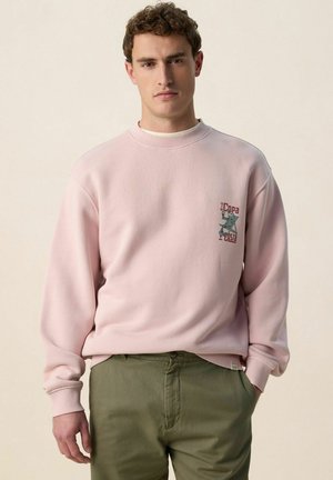 MIT ARTWORK-PRINT - Sweatshirt - hellrosa