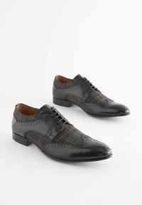 Next CHECK BROGUE REGULAR FIT - Business sko - black