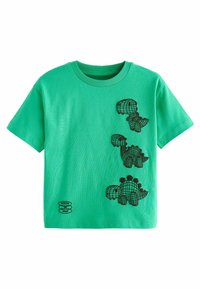 Unausgewählt, green black dinosaur
