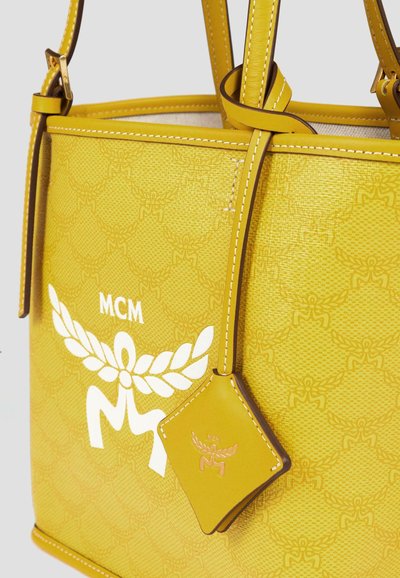 MCM HIMMEL LTS MNI I9 - Shopping bag - yellow